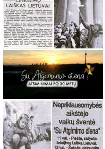  Su Atgimimo diena!