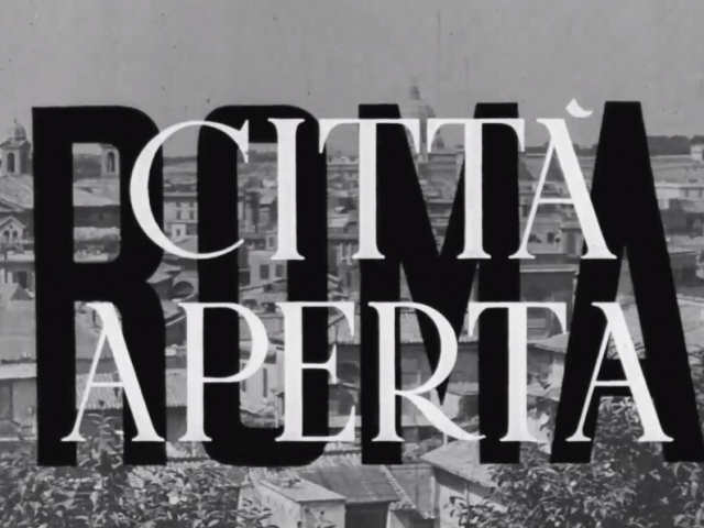 Roma, atviras miestas / Rome open city