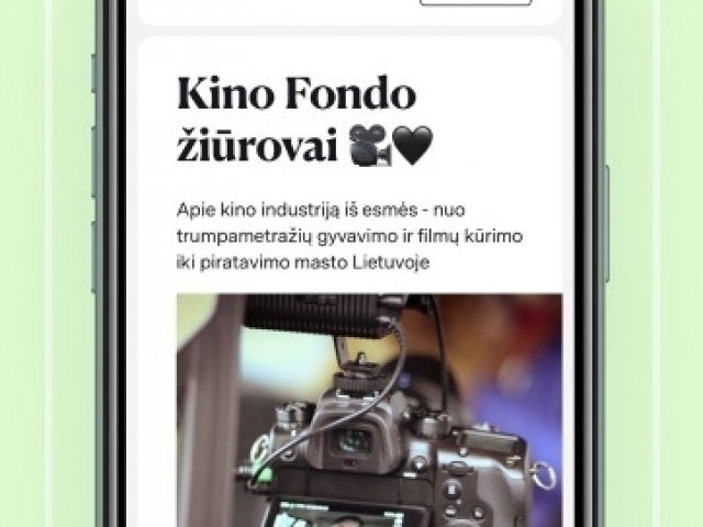 Junkis prie Kino Fondo žiūrovų bendruomenės!